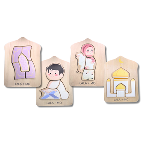 Ramadan Eid Gifts, Educational Islamic <b>Toy</b> for Kids Chunky Islamic <b>Block</b> Puzzles Baby <b>Toy</b> for Motor Skills Colorful - Product Image 5