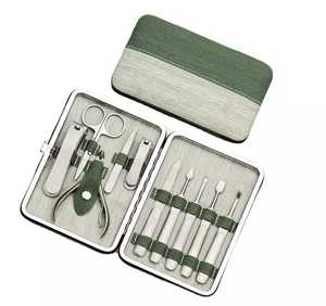 High Quality 10 Pieces <b>Nail</b> Clippers <b>Set</b> Best Quality Manicure Kits By Zachary Industries - Product Image 1