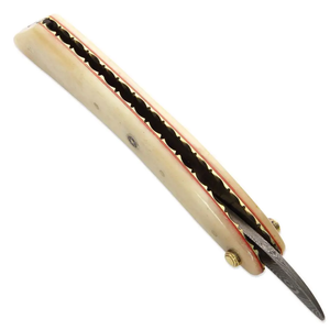 Maquinillas de afeitar de una hoja de acero de Damasco personalizadas OEM para peluquero y cabello Mango de madera de calidad superior Color sólido Último estilo Cuerpo facial - Product Image 1