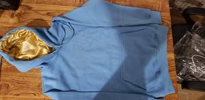 Sudaderas de seda de alta calidad para mujer 2025, sudaderas cortas personalizadas de moda urbana, sudaderas con capucha de seda con forro de satén para mujer - Product Image 4