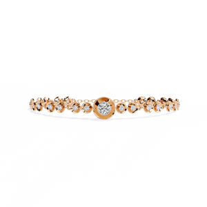 Fabulous 18K <b>Gold</b> Lab Grown Diamond Bracelet & <b>Bangle</b> Luxurious Jewelry - Product Image 5