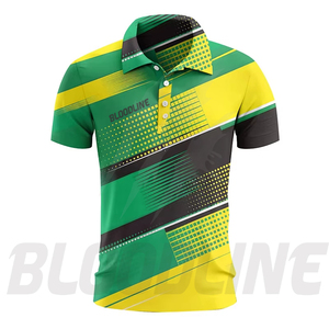 Camisa de Manga Corta para Hombre Bloodline, Color Rojo y Negro Sólido, Corte Regular Formal, Transpirable, de Algodón Tejido de 220g, con Logotipo Frontal - Product Image 4