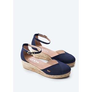 Sandali con zeppa in tela espadrillas Formiga - Product Image 5