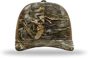 Casquettes de camionneur en maille à motif Realtree de haute qualité, avec dos en maille, effet vieilli, motif Bottomland, vente en gros, casquettes de camionneur à 6 panneaux en maille - Product Image 4