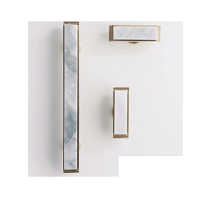 Poignée de porte en marbre Offre Spéciale Poignées de porte intérieures de conception italienne de haut niveau et taille personnalisée Offre Spéciale - Product Image 4