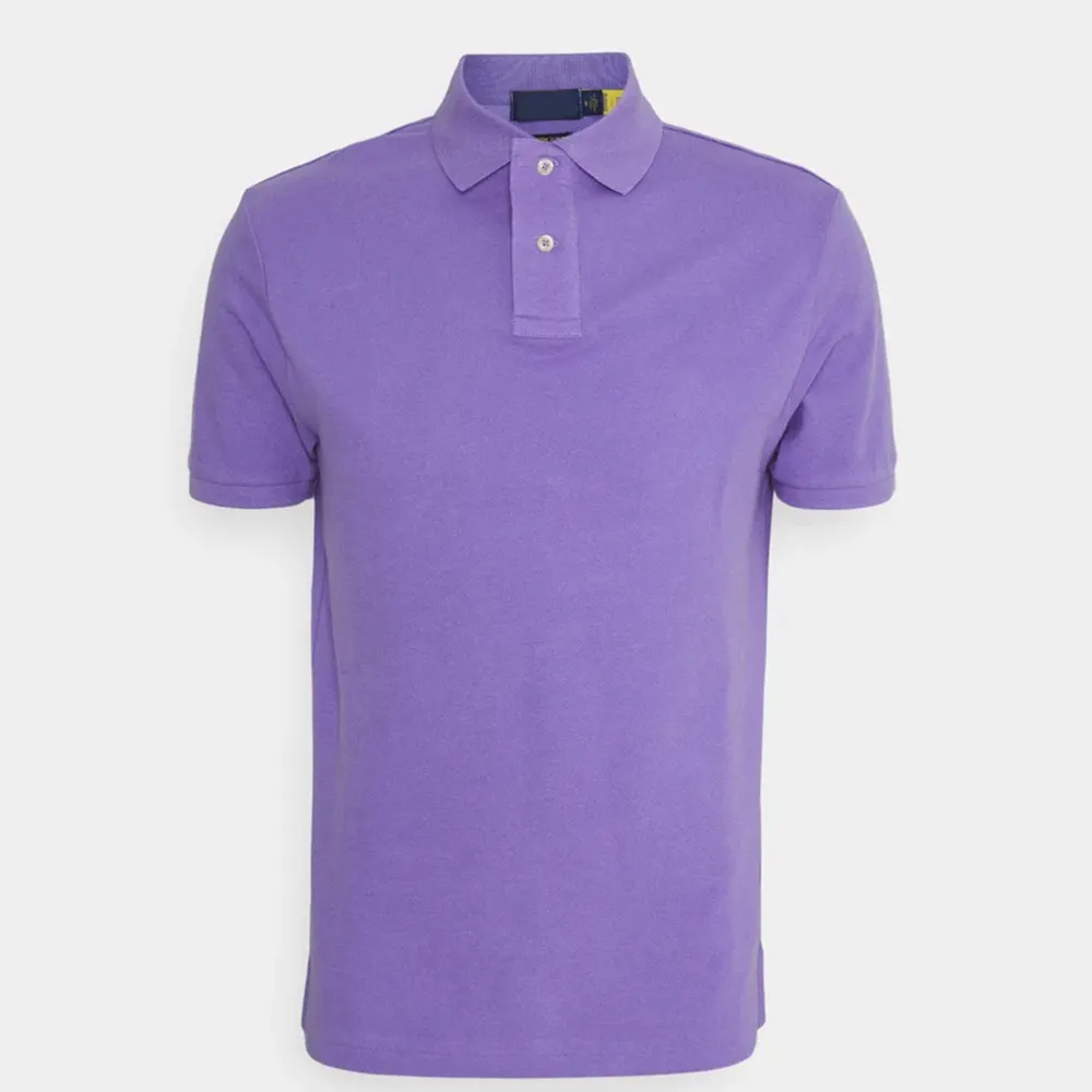 Vente en gros T-shirt polo à manches courtes adapté au logo personnalisé Polo pour homme