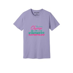 เสื้อยืดผ้าฝ้าย100% พิมพ์ลายด้วยความมีน้ำใจขนาด160 180ถึงหนักมี12สีที่สามารถปรับแต่งดีไซน์และการจัดวางของคุณเองได้ - Product Image 1