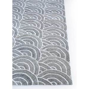 พรมขนสัตว์ทอมือลายเรขาคณิตสีเทาดำสไตล์คลาสสิก ขนาด 9x12 ฟุต รูปทรงสี่เหลี่ยมผืนผ้า พรมปอกระเจาสำหรับบ้าน เทคนิคการทอแบบแบน-Tahn-17 - Product Image 4