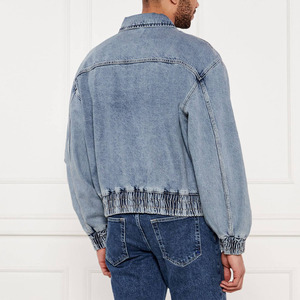 Chaqueta Vaquera Clásica Twillsports 2026 para Hombre, Estilo Vintage Resistente, 100% Algodón Orgánico, Cortavientos, Ecológica, Cómoda para Invierno, Informal - Product Image 2