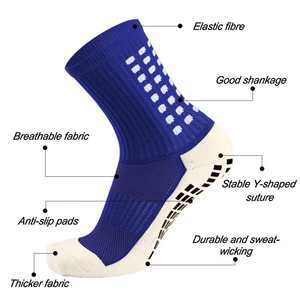 Chaussettes de football classiques mi-hautes pour joueurs professionnels et vêtements de sport mi-hautes confortables. - Product Image 5