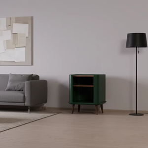 Mesa de acento de madera maciza de alta calidad de diseño minimalista para muebles de apartamento, muebles de interior, muebles para el hogar - Product Image 1