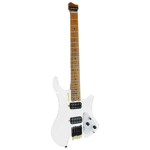 Guitarra Eléctrica de 6 Cuerdas con Color Degradado, 39 Pulgadas, Acabado Brillante, Cuerpo de Madera Okoume Sólida, Entrega Rápida - Product Image 4