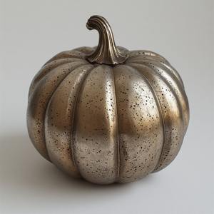 Linterna de calabaza de aluminio de corte hueco, arte hecho a mano con acabado plateado, transformando la luz de las velas en decoración festiva de Halloween - Product Image 4