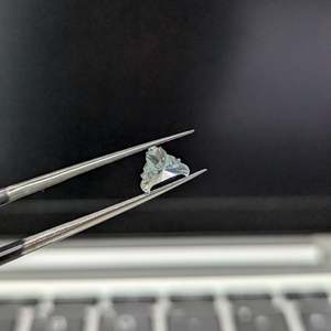 Diamant de laboratoire de 1,00 ct en forme de taureau, taille ovale unique, couleur EF, clarté VS2, certifié IGI, forme poire - Product Image 2
