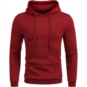 Vente en gros de pulls à capuche de sport de haute qualité pour hommes sweat à capuche tricoté avec logo personnalisé mode décontractée vierge pour hommes - Product Image 1