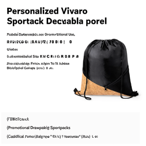 Personalized Vivaro <b>Drawstring</b> Sportpack Customizable Gadgets <b>Backpack</b> for Promotional Use - Product Image 3