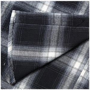 Camisas de Franela para Motociclistas al por Mayor Directo de Fábrica, 100% Algodón, Etiqueta Personalizada, Estilo Clásico Leñador, Lavado Vintage a Cuadros, Otoño - Product Image 4