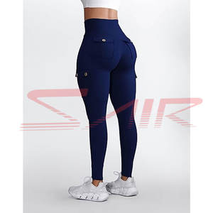 Vêtements de fitness de taille adulte, leggings pour femmes de dernier style à la mode à bas prix, leggings froissés pour femmes, meilleures ventes - Product Image 4