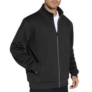 Chaqueta de Spandex de poliéster 2025 con cuello levantado transpirable con cremallera frontal a prueba de viento para hombre, chaquetas para hombre, venta al por mayor - Product Image 3