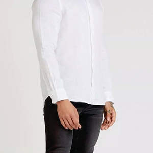 Chemise à carreaux pour hommes Nouvelles chemises d'affaires décontractées en coton Printemps/Automne Chemises à revers à manches longues personnalisées pour hommes - Product Image 5