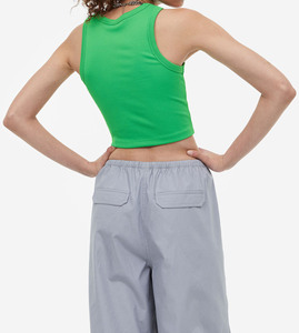 Mode confortable sans manches séchage rapide vêtements de sport formation survêtement Singlet femme respirant haut court - Product Image 5