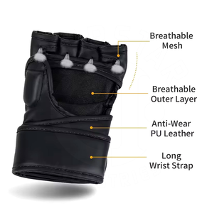 ถุงมือ MMA ที่ใส่สบายและทนทาน - Product Image 4