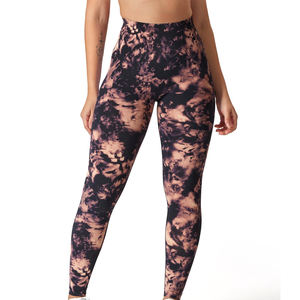 Medias de mujer de diseño personalizado de servicio OEM para venta en línea al por mayor Slim Fit Fitness Gym Wear mallas de mujer - Product Image 1