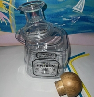 Pailles à boire en plastique en acide polylactique réutilisables et jetables, marque Patron, accessoires de bar modernes, logo personnalisé bienvenu