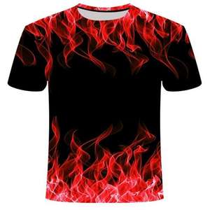 T-Shirts imprimés en Polyester de haute qualité à col rond et à séchage rapide pour hommes, personnalisation OEM - Product Image 5