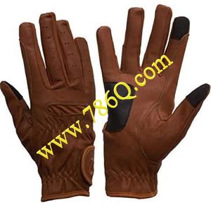 Cuero de primera calidad elegante profesional a prueba de viento puente ecuestre guantes de equitación para invierno ligero al aire libre ecológico - Product Image 1