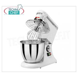 Mélangeur planétaire avec bol en acier inoxydable de 7 litres, 420x250x420h - Product Image 1