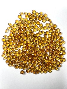 พลอยสีเหลืองตัดสีเหลืองมะนาวธรรมชาติขนาด4มม. สำหรับทำเครื่องประดับของขวัญสำหรับเธอ - Product Image 2