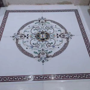 Natural Customized Color Size Waterjet Marble With Medallion Pattern for Interior <b>Decoration</b> Floor Tiles Wall <b>Panel</b> Lobby - Product Image 1