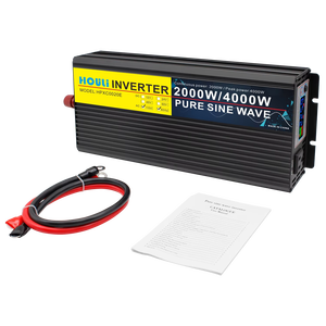 Inversor HOULI de 12V 24V 48V 60V 110V, 4000W, Onda Sinusoidal Pura, Generador Inversor, Convertidor de Energía para Coche, para el Hogar - Product Image 3