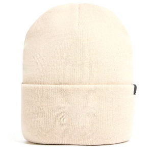 Venta al por mayor Beanie Hat Blank Plain Knit Hat Custom Grueso de lana Cachemira puños Jacquard Beanie Knitted Winter Hat para las mujeres - Product Image 3