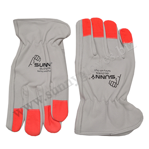 Heavy Duty Durable Cowhide Leather <b>Gloves</b> From Pakistan Work <b>Gloves</b> <b>Driver</b> <b>Gloves</b> for Truck Driving Warehouse Gardening - Product Image 2