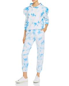 Offre Spéciale imprimé Sublimation survêtement cravate teinture respirant léger 100% coton haut tendance cravate teinture femmes survêtement - Product Image 2