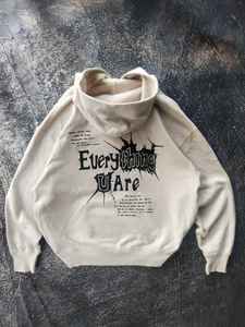 Sudaderas con capucha con hombros caídos de gran tamaño sudaderas diseño personalizado Boxy Fit en blanco liso personalizado Puff estampado algodón sudaderas con capucha fabricante - Product Image 4