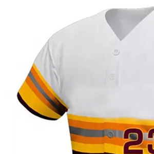 Ensembles de style uniforme de baseball personnalisés avec logo, respirants, à séchage rapide, 100 % polyester, haute qualité, prix raisonnable, vente chaude - Product Image 4