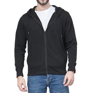 Sudaderas con cremallera de moda de alta calidad para hombre, chaqueta de color sólido, sudadera con cremallera de calle alta, sudadera holgada informal, ropa - Product Image 1