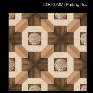 Carreaux de porcelaine robustes pour extérieur 16x16 pouces 40x40 cm 400x400 mm Finition mate pour zone de stationnement Allée Terrasse Revêtement de sol - Product Image 1