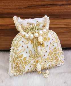 2026 Women <b>Wedding</b> <b>Favour</b> <b>Bags</b> for Indian <b>Wedding</b> and Pakistani <b>Wedding</b> Indian Potli <b>Bag</b>, Embroidered Party Wear <b>Bags</b> for - Product Image 4