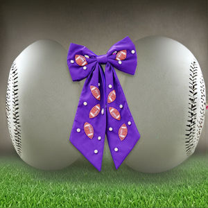 Noeud de cheveux de Noël rouge artisanal à 100%, broderie de perles Casse-Noisette, broderie de strass de vacances, broderie personnalisée, tissu 2025 - Product Image 5