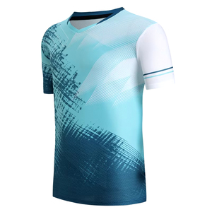 Nouveau design Ensembles de maillots de volley-ball de haute qualité Col en V coupe ajustée Séchage rapide Spandex/coton Service OEM de sublimation unisexe pour - Product Image 6