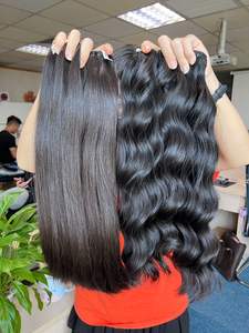 Extensiones de Cabello Humano Virgen Super Double Drawn, Ondulado Natural, Calidad Remy 10A, Tipo de Cabello Vietnamita - Product Image 5