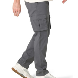 OEM/ODM Summer Lightweight Trousers 97% Cotton Quick Dry Breathable Fashion <b>Work</b> Elastic Waist Easy Fit Cheap Price Men <b>Cargo</b> - Product Image 2