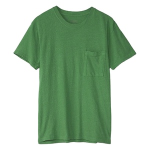 Camiseta de Algodón Lisa para Hombre, Fabricación Personalizada, con Bolsillo, OEM, ODM, Venta al Por Mayor, Tela Premium, Impresión de Logotipo, Etiqueta, Suministro a Granel - Product Image 3