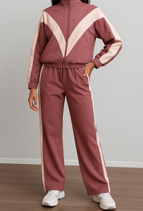 Chaqueta Cortavientos Impermeable Reversible para Mujer, Talla Grande, Transpirable, Ligera, con Cremallera, Estampado, Patchwork, para Viajes y Caminatas - Product Image 4