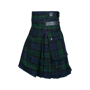 Mens Stylish Scotland Scottish National Tartan Utility Kilt Skirt - Product Image 6