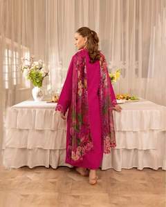 Collection de robes de mariage et de soirée pour femmes, Dhoti et Salwar Kameez Punjabi de designers indiens et pakistanais, style Bollywood, 6061 - Product Image 3